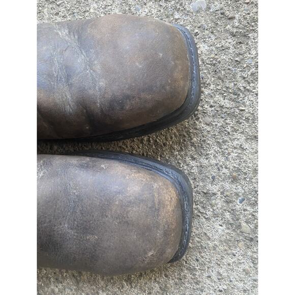 Herman Survivors Boot Mens Brown Leather Safety Cowboy Boots Sz 13 main image 5